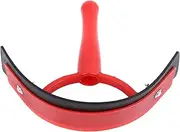 Horse Sweat Scraper, Multipurpose Sweat Scraper Fast Drying with Comfortable Handle Rounded Corners, Sweat Scraper Safe for Horse Supplies, Large Area Scrape (Red)