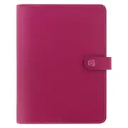 Filofax 23cm Leather The Original A5 Notebook w/ Ruled Paper Folio Raspberry