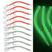 Fishhook Fishing Hook Barbed Octopus Hook Emulation Feather Fishing Accessories