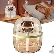 Dreamzy Humidifiers for Bedroom, 3L Large Room Humidifier with Dual Mist Outputs & Auto Shut-Off – 20H Runtime, Quiet Operation <30dB, 360° Coverage for Baby/Office/Home (Green)