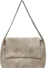 [Pocadri] Soft Vegan Leather Shoulder Bag for Women Large Work Tote Purse Trendy Handbags Chain Top Handle Satchels