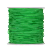 1mm Dia 328ft Latex Elastic String for Bracelet Stretchy Cord, Green