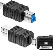 Hard Drive Adapter, USB to B 3.0 Convert Connector, Plug and Play Connector, High-Speed Data Transfer Converter for Scanner Docking Station Hub Computer