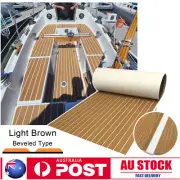 Brown White EVA Foam Boat Decking Sheet Marine Flooring Mats For Yacht Jon Boat