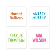 Name Labels - Basic Square
