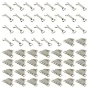 30 Pcs Hook and Eye Sewing Hook and Eye Closures for Clothing Set Clothing Sn...