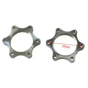 2PC 48MM Bike Bicycle Flange Adapter Freewheel Threaded Hubs Disc Brake Rotor