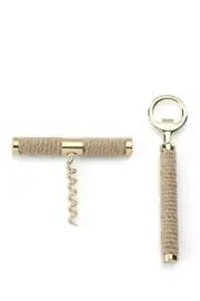 Kate Spade New York Melrose Avenue 2-Piece Bar Set Corkscrew Bottle Opener NEW