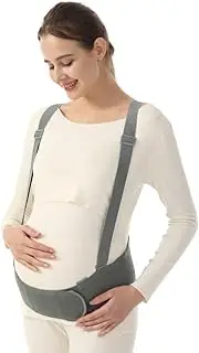[XJCKING] Maternity Belly Band For Pregnant Women - Pregnancy Support Belt, Relieve Back Hip Pain - Soft Breathable Adjustable Waist Abdomen Pelvic Tummy Belt Belly Band For Pregnancy