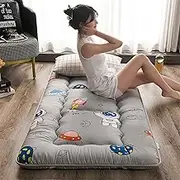 Japanese Futon Floor Mattress, Portable Thick Folding Mattress for Adults, Dormitory Guest Bed, Camping and Car Use(B,100 x 200 cm)
