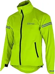 [SIKMA] MENS CYCLING WATERPROOF JACKETS RUNNING TOP HOODED JACKET WINDPROOF OUTDOOR WATER RESISTANT CASUAL RAIN COAT …