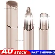 Facial Hair Remover Women, Rechargeable Eyebrow Razor, 2 In 1 Eyebrow Trimmer﹤