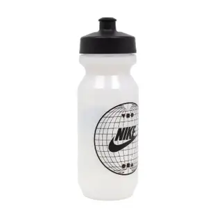 【NIKE 耐吉】水壺 Big Mouth Bottle 2.0 白 黑 大嘴巴 戶外 運動 自行車 水瓶(N000004391-022)