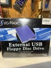 I/O Magic External USB Floppy Disk Drive 500K 1.44 MB Capacity Sealed Box NEW
