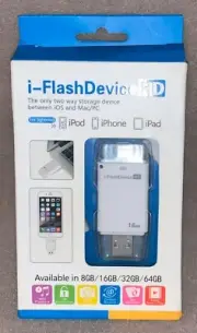 16G i-FlashDrive USB Disk 8pin Memory Stick Adapter For iPad 4 Mini Air Pro
