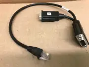 Duel db9 female to rj45 splitter cable