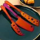 3Pcs Cheese Butter Knife Set Slicer Cutter Spatula Bread Cake Stainless Steel S