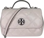 [Tory Burch] Women's Willa Mini Top Handle Bag With Silver Hardware (Soft Pink), Soft Pink