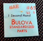 Bulova 8AE Second Hand Gold Index 6 watch repair part #65