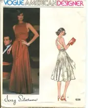 Vogue Sewing Pattern 1228 Misses' Evening Dress Jerry Silverman Size 12 Uncut