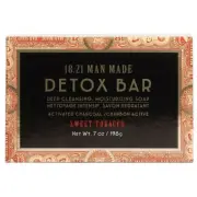 18.21 Man Made Detox Bar Sweet Tobacco This Black bar will help treat acne 7Oz