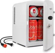 Koolatron Mini Fridge | Retro 4L Car Fridge for Skincare | Portable Refrigerator