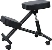 Juebueix Ergonomic Kneeling Chair, Kneeling Office Chair, Adjustable Stool for Home and Office，Posture Corrector for Chair，Brake and Smooth Gliding Casters,Posture Correction Chair Desk Supplies