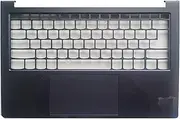 Compatible for Lenovo Yoga 14S 2021 Yoga Slim 7 Pro-14ITL5 7 Pro-14ACH5-14IHU5-14ARH5 Laptop Palmrest Upper/Bottom CASE Cover (Color : Gray with touchpad)