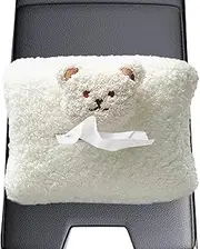 Car Creative Tissue Box Plush Animals - Lamb Velvet Napkin Holder for Car - Animal Cartoon Tissue Holder for Car, Plush Tissue Dispenser, Paper Towel Storage Box for Car,