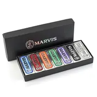 在飛比找PChome24h購物優惠-MARVIS 薄荷牙膏限量禮盒 25ml (7入)