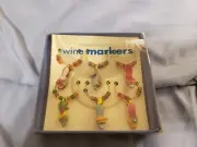 Wine Glass Markers Charms New Set of 6 Boston Warehouse Girlie Pumps Gift
