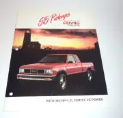 GMC Pickup S-15 Introduction of the 4.3 Engine Truck 160 HP Brochure CPICS