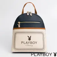 在飛比找momo購物網優惠-【PLAYBOY】後背包可斜背 Viva系列(米白色)