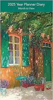 Museums & Galleries 2025 Slimline Year Planner 2025 Month To View Diary - Arbour Design