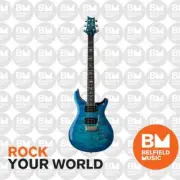 PRS SE Custom 24 08 Quilt Electric Guitar Quilted Maple Lake Blue