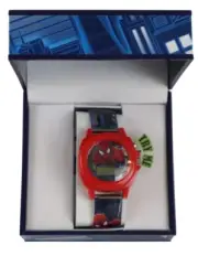 Ultimate Spider-Man Flash Dial Watch Marvel Comics Super Heroes Red New In Box
