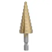 HSS Steel Step Cone for Titanium Drill Bit Hole Cutting Tool 4-20mm