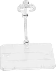 FUNNETOYU Adjustable Action Figure Stand Plastic Display Rack for Dolls and Models Lightweight Design for Easy Movement Stable Base for Desktop Use for Collectors and Display Enthusiasts