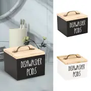 Dishwasher Pod Holder with Lid Laundry Dryer Sheet Holder Laundry Pod Container
