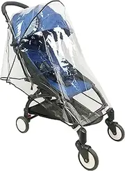 Stroller Rain Cover Universal Stroller Cover for Toddler Umbrella Stroller,Compact Travel Stroller,LLUFO Waterproof Snow Wind Weather Shield,Food Grade EVA No Odor
