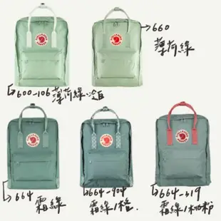 💚Fjallraven 北極狐 Kanken Classic 後背包-550  綠色系列