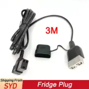 Power cord Lead Cable to Anderson Engel Fridge Plug 12V Right Angle 3m meters AU