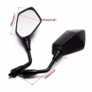 Pair Of Black Angle Mirrors Aprilia Mana 850 GT ABS 2015