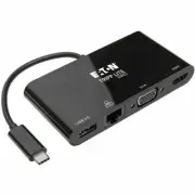 Eaton Tripp Lite Series USB-C Multiport Adapter - 4K HDMI, VGA, USB 3.x (5Gbps)