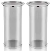 2 Pcs Cold Brew Coffee Filter 2 Quart Coffee Tea Infuser Stainless Steel Mesh...