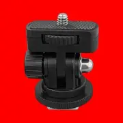 Premium Real Durable 1x Screw Mini Head 180 Rotation Bracket for DSLR Cam Tripod