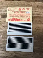 HO Champ Decals S-74 Black Stripes