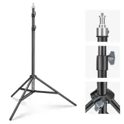 Neewer Photography Light Stand 87-200cm， Spring Loaded Aluminum Tripod