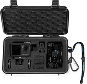 Lekufee Travel Waterproof Hard Case for DJI Osmo Action 5 Pro,DJI Osmo Action 4,Osmo Action 3 Camera and Accessories(Case Only)