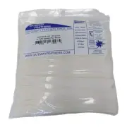 100 Pack Gateway Feathers 5" Right Wing: Shield Flo. Florescent White 500RSSFW